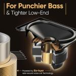 Saiyin 60W Bluetooth Sound Bar with Bass Drivers