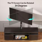 Rolanstar Adjustable TV Stand with Mount and Storage
