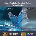 4K Smart Projector with WiFi and Bluetooth