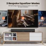BESTISAN 100W 40-Inch Bluetooth Sound Bar Speaker