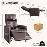 GarveeHome Electric Recliner Chair with USB Port