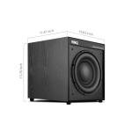 WMQ 8" Active Subwoofer with RCA Input, 200W RMS