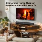 BESTISAN 100W 40-Inch Bluetooth Sound Bar Speaker