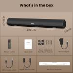 BESTISAN 100W 40-Inch Bluetooth Sound Bar Speaker