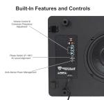 Rockville 10" Powered Subwoofer for Home Theater