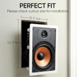 Micca M-8S 2-Way In-Wall Speaker, 8" Woofer