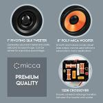 Micca M-8S 2-Way In-Wall Speaker, 8" Woofer