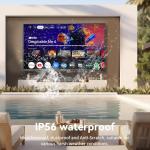 65-inch Waterproof Outdoor Smart TV with 4K