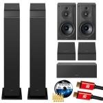 Sony 3-Way Floorstanding Speaker Bundle - Black