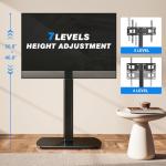 YOMT Adjustable TV Floor Stand for 27-70 Inch TVs