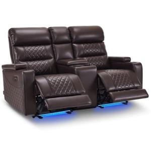 MCombo Zero Gravity Power Recliner Loveseat with USB