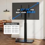 YOMT Adjustable TV Floor Stand for 27-70 Inch TVs