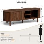 Modern Walnut TV Stand for TVs up to 60 Inch