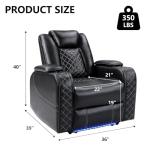 CANMOV Electric Recliner Chair with USB Ports