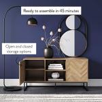 Nathan James Dylan Media Console with Hidden Storage