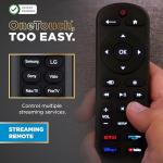 Universal Backlit Remote for Samsung, LG, Roku, Sony