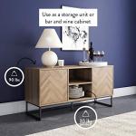 Nathan James Dylan Media Console with Hidden Storage