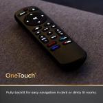 Universal Backlit Remote for Samsung, LG, Roku, Sony