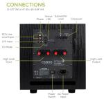 Dayton Audio 8" 150W Powered Subwoofer - Black