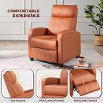 Yaheetech Tan Recliner Chair Set of 2
