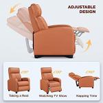 Yaheetech Tan Recliner Chair Set of 2