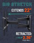 ECHOGEAR MaxMotion Full Motion TV Wall Mount 42"-90