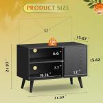 Mid-Century Modern 40-Inch TV Stand with Storage