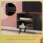 Mid-Century Modern 40-Inch TV Stand with Storage