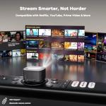 4K WiFi Bluetooth Projector with Dolby Audio