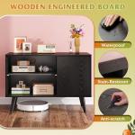 Mid-Century Modern 40-Inch TV Stand with Storage