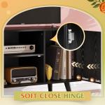 Mid-Century Modern 40-Inch TV Stand with Storage