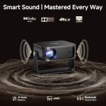 4K Smart Outdoor Projector with Wi-Fi & Bluetooth