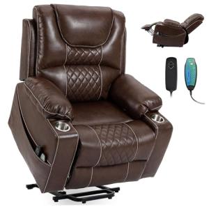 Oversized Power Lift Recliner Chair with Massage