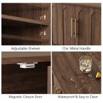 FORTUNETEC 75 Inch Mid Century Modern TV Stand