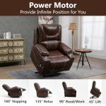 Oversized Power Lift Recliner Chair with Massage