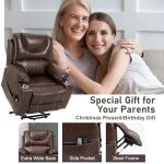 Oversized Power Lift Recliner Chair with Massage