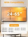 Fixed Low Profile TV Wall Mount for 24-65 inch TVs