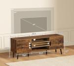 TV Stand for 55 Inch TV with Adjustable Shelf