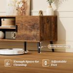 TV Stand for 55 Inch TV with Adjustable Shelf