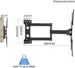 Suptek Full Motion TV Wall Mount for 23-55