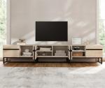 WAMPAT 3-in-1 Modern TV Stand for 110 Inch TVs