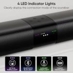 WebsLand 80W Sound Bar with Surround Sound