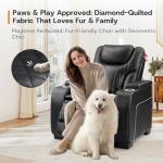 ANJ Electric Recliner Chair with LED Lights