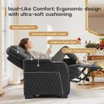 ANJ Electric Recliner Chair with LED Lights