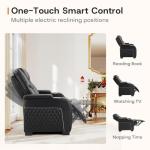 ANJ Electric Recliner Chair with LED Lights