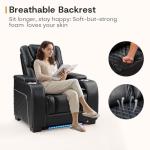 ANJ Electric Recliner Chair with LED Lights