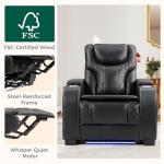 ANJ Electric Recliner Chair with LED Lights