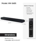 Samsung HW-S60D All-in-One Dolby Atmos Soundbar