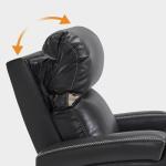 MCombo Leather Power Recliner with USB Ports