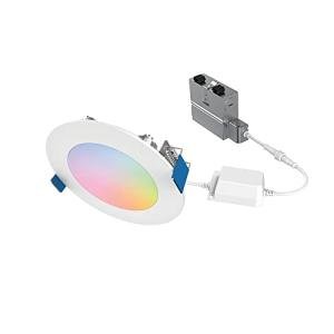 Wi-Fi Smart LED Recessed Downlight, Dimmable Color